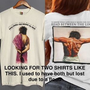 Artistic White Graphic Tee